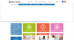 Desktop Screenshot of clinicadelcountry.com